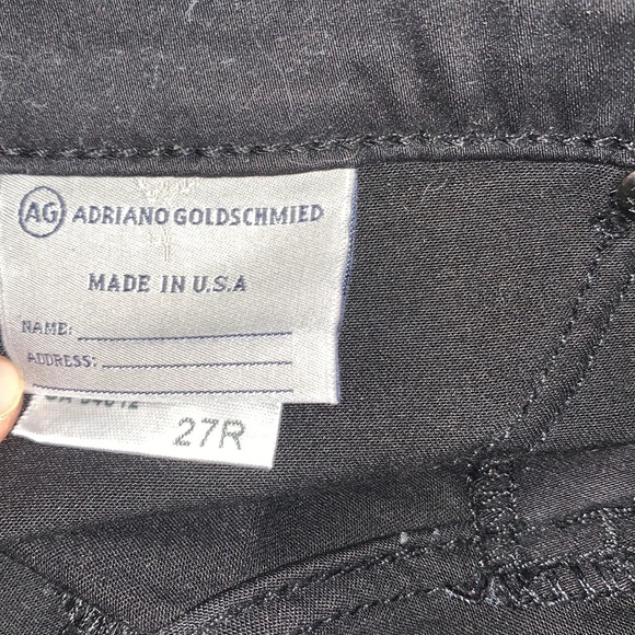 AG Adriano Goldschmied The Legging Black Pant Size 27 - Picture 7 of 13